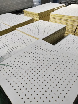 穿孔吸音复合板 石膏板 硅酸钙板 多种孔型 尺寸 厚度 厂家直销 支持定做